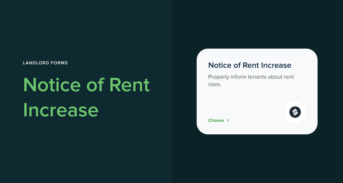 Notice of Rent Increase: The Essential Form Every Landlord Needs