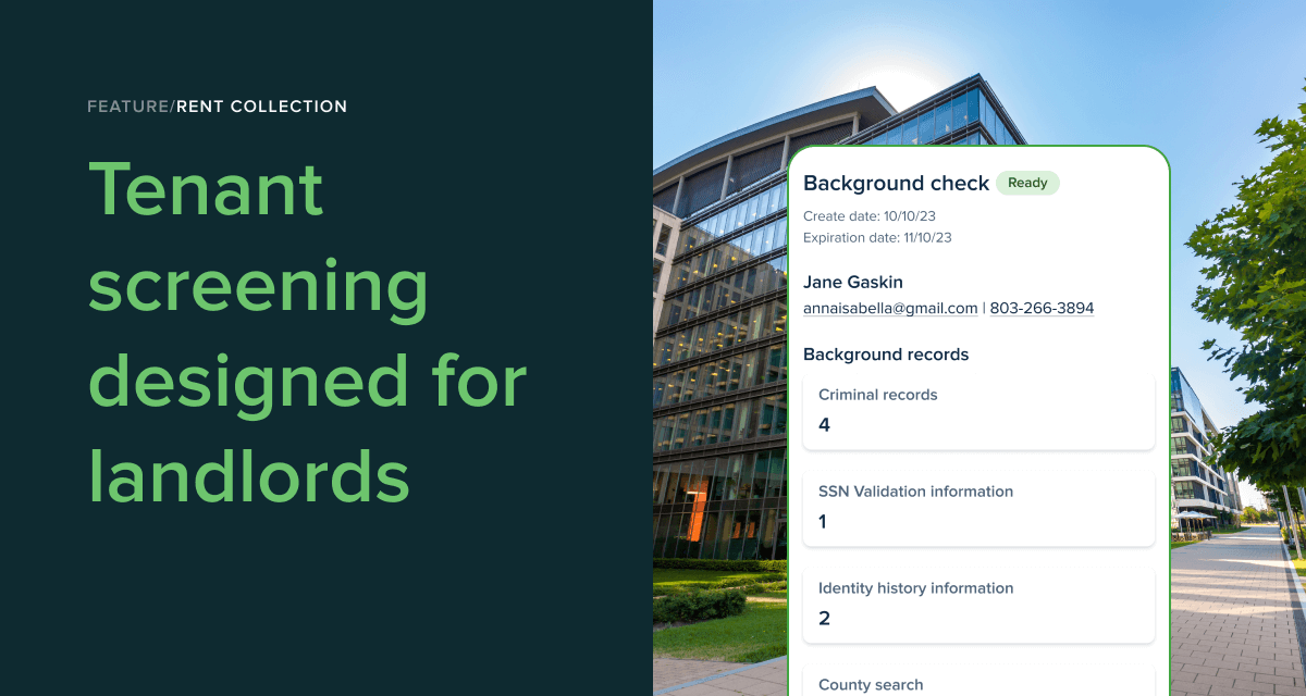 Tenant Screening by TenantCloud: Background and Credit Check