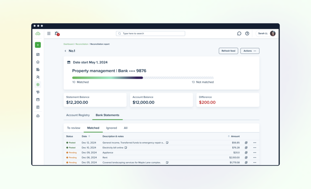 Bank Reconciliation