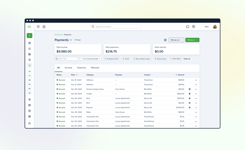 Payments Page Upgrades
