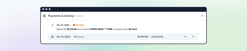 Payout Records Improvement