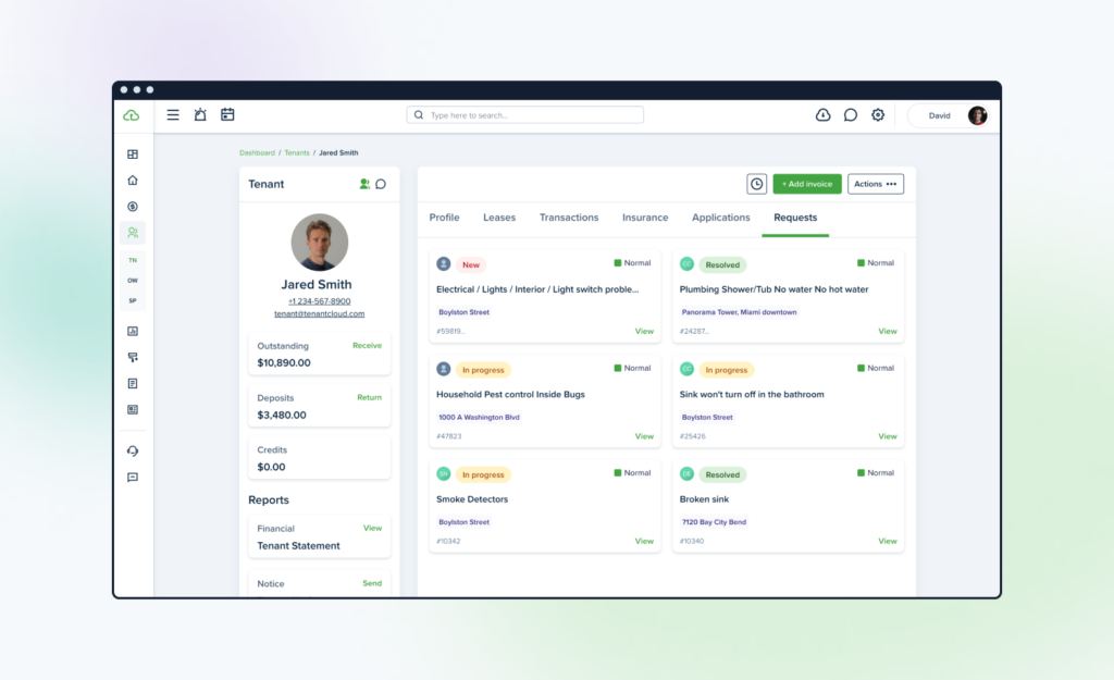 Tenant Profile Redesign