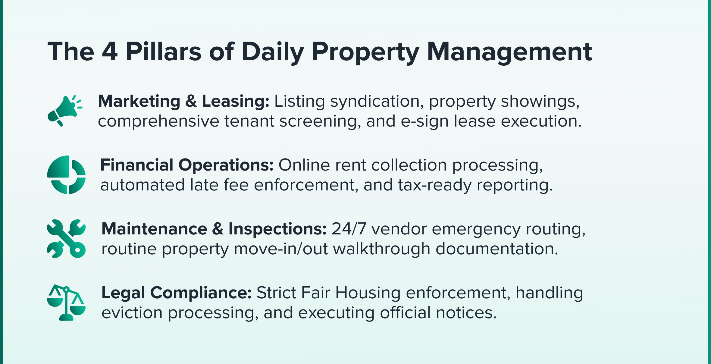The 4 Pillars of Daily Property Management