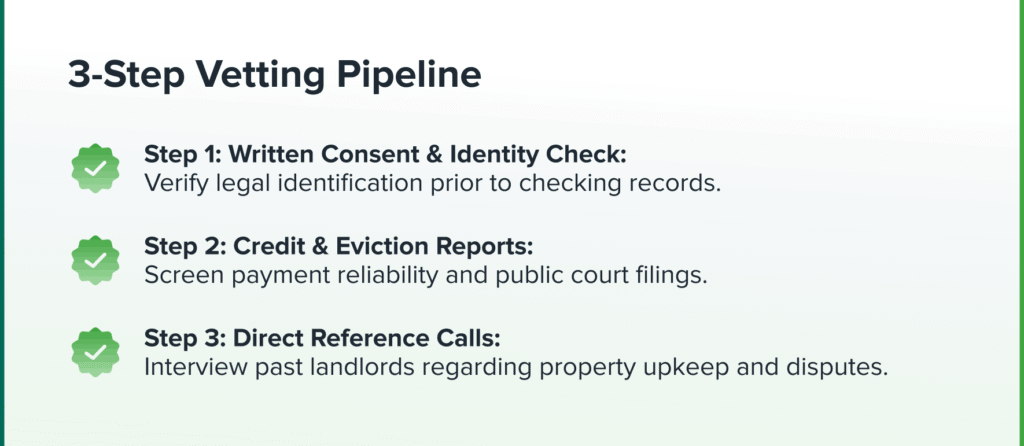 3-Step Vetting Pipeline