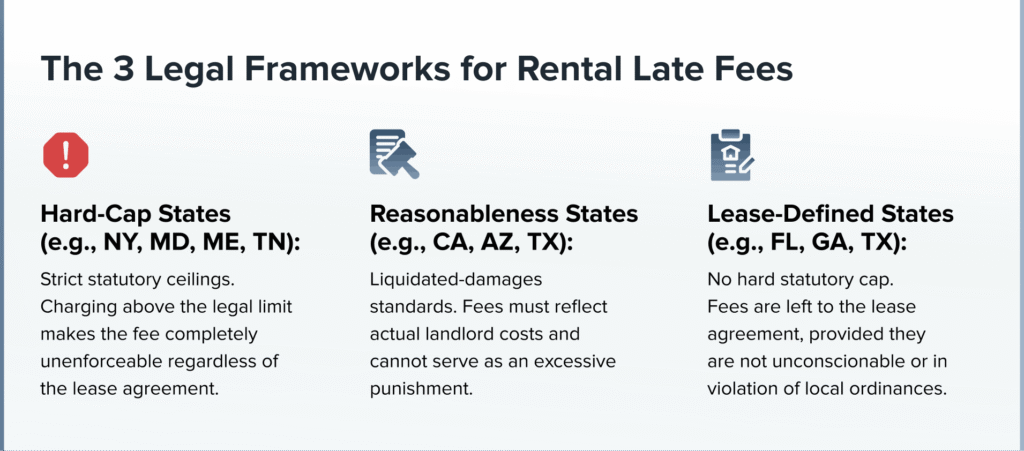 The 3 Legal Frameworks for Rental Late Fees